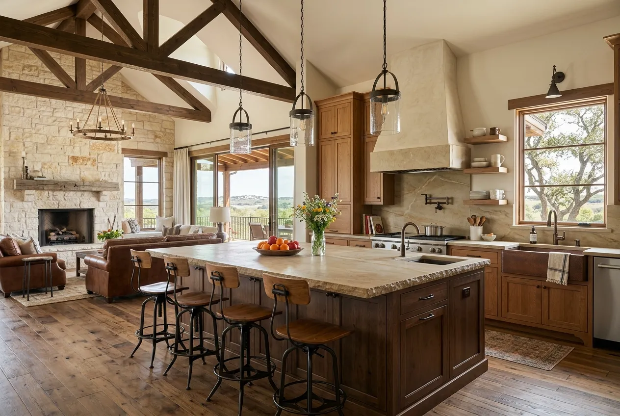 Updated kitchen in a New Braunfels single-family home