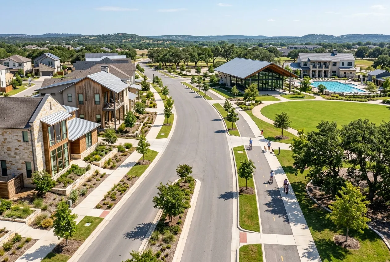 Mayfair neighborhood in New Braunfels, Texas
