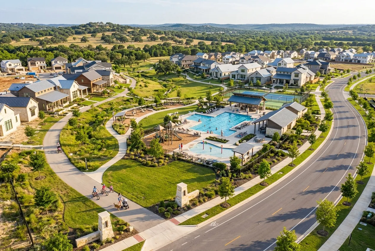 Veramendi neighborhood in New Braunfels, Texas